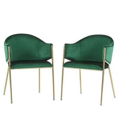 Modern Upholstered Dining Chair With Frame And