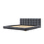 Upholstered Platform Bed Frame With Tufted Headboard