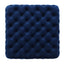 Modern Glam Ottoman With Upholstery And Button Tufted Design