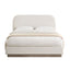 Linton - Upholstered Platform Bed With Curved Headboard