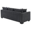 Pacheco - Upholstered Sleeper Sectional Chaise Sofa With Pocket Coils And Reversible Cushions - Dark Gray
