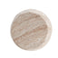 Travertine Lightweight Concrete Side Table For Indoor / Outdoor Use - Beige