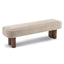 Chic Indoor Upholstered Dining Bench