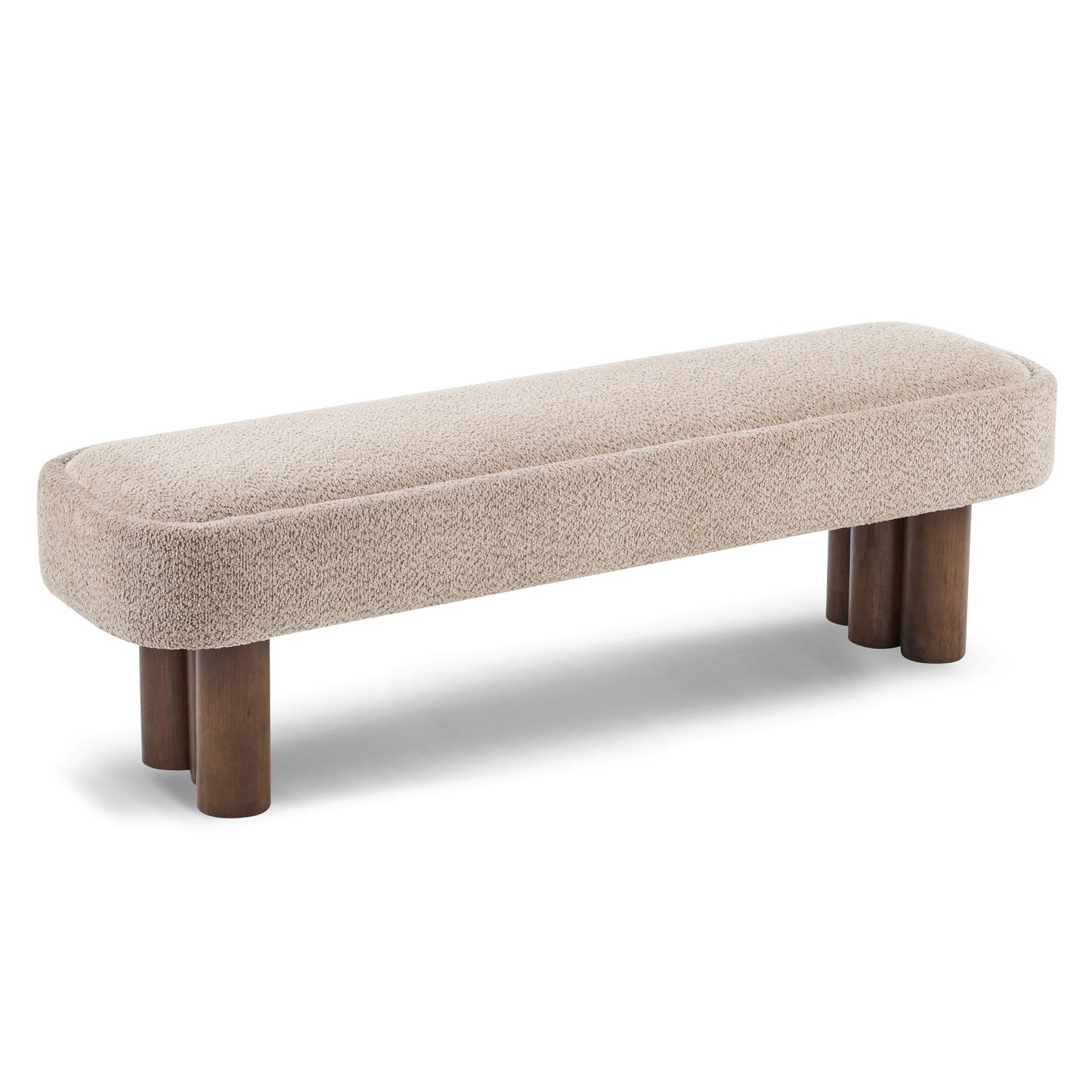 Chic Indoor Upholstered Dining Bench