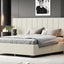 Upholstered Platform Bed With Big Headboard