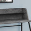 Computer Desk For Home Office, Laptop, Storage Shelves, Marble Look Contemporary & Modern