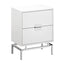 Accent Side Table, Storage Drawer, Modern Design