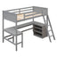 Loft Bed With Shelves With Desk