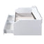 Upholstered Daybed With LED Lights And 2 Drawersme