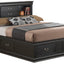 Traditional Style Bookcase Storage Bed