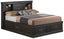 Traditional Style Bookcase Storage Bed