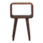 Minimalist Open Curved Nightstand