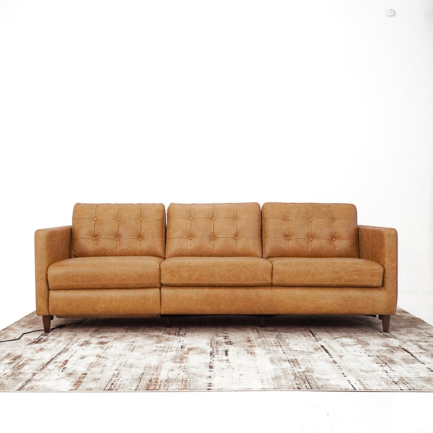 Christopher - Electric Inclining Sofa Left Facing - Tan