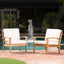Outdoor Club Chair With Cushion And Acacia Wood Frame - Teak
