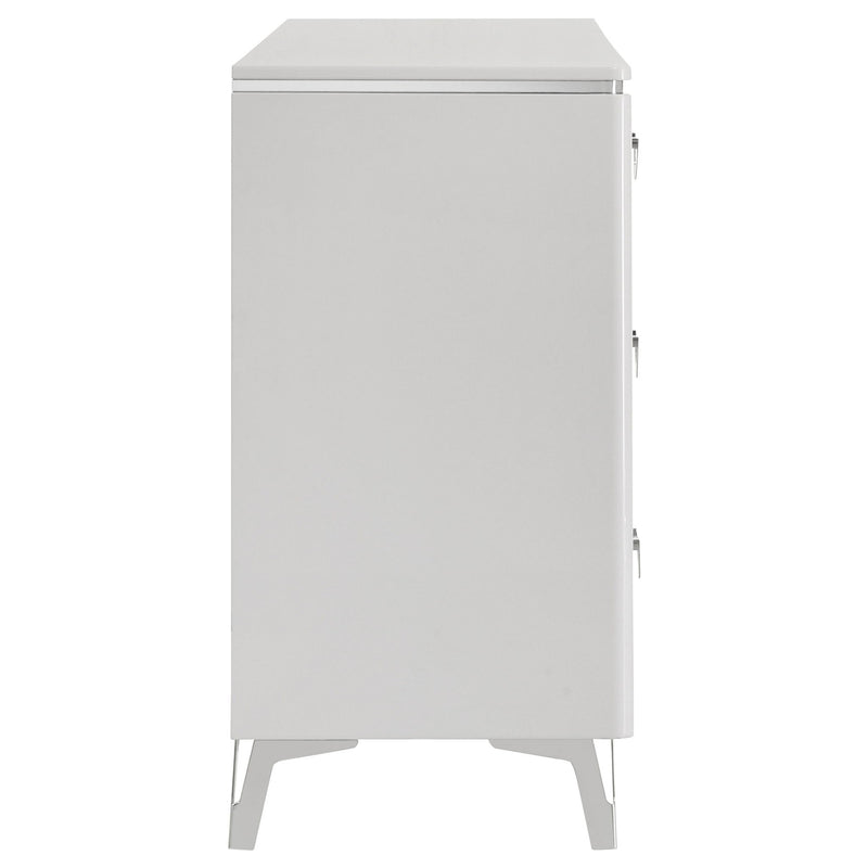 Buckley - 6 Drawer Dresser - Gloss White