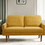 Loveseat Sofa, European Style With Sleek Design, Modern & Vintage Flair, Upholstered 2 Seater Couch