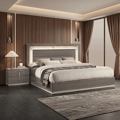 Altima - Bed With LED Headboard