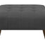 Square Ottoman - Gray