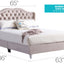 Upholstered Bed Transitional