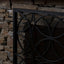 Thayer - Single Panel Iron Fireplace Screen With Geometric Design