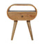 Circular Open Bedside Nightstand