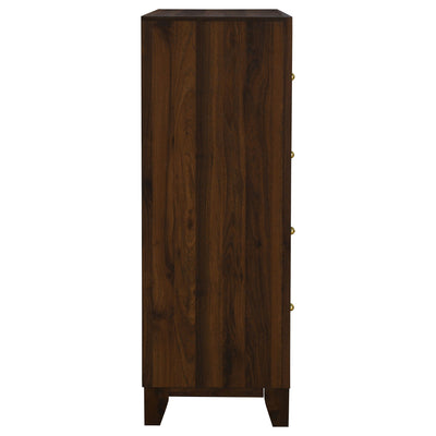 Anza - 4 Drawer Chest Storage Solution - Walnut