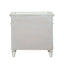 Varian - Mirrored Nightstand - Silver
