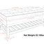 Cosmopolitan - Storage Ottoman Bench With Open Bottom