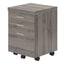 File Cabinet, Rolling Mobile, Storage Drawers, Printer Stand, Office, Contemporary & Modern