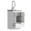 Reed - Deluxe Laundry Cabinet With Pull-Out Faucet And Stainless Steel Sink