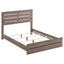 Slatted Headboard Panel Bed