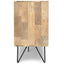 Hunter - 3 Door Sideboard Buffet With Hairpin Legs - Natural