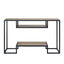 Idella - Sofa Table - Rustic Oak / Black