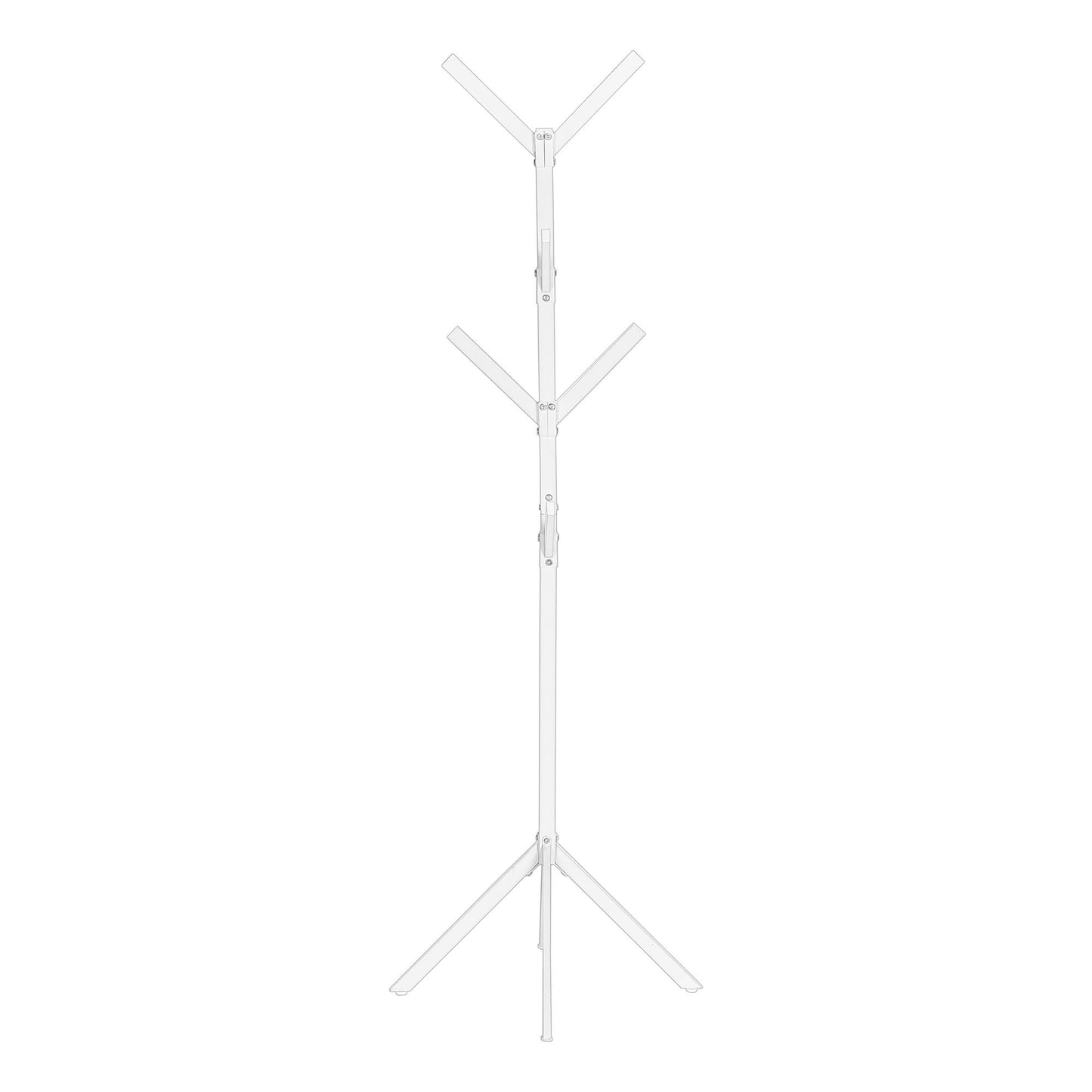 Coat Rack, Hall Tree, Free Standing, 8 Hooks, Entryway, Contemporary & Modern