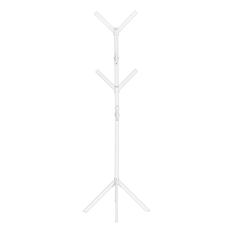 Coat Rack, Hall Tree, Free Standing, 8 Hooks, Entryway, Contemporary & Modern