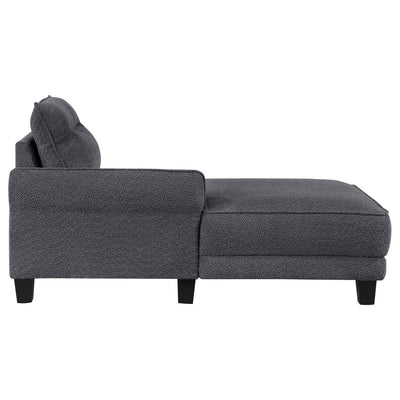 Verona - Loose Back Sectional Sofa - Gray