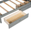 Bunk Bed With Ladders And 2 Storage Drawers
