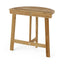 Outdoor 3 Piece Half Round Folding Bistro Set