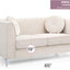Glam Styled Micro Suede Loveseat