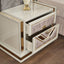 Omari - 2 Drawer Nightstand - Beige