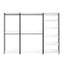 Fiona - Freestanding 3 Tower System Walk-In Closet With 7 Shelf - White