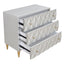 Anson - Console Cabinet - Silver / Champagne