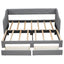 Upholstered Daybed With 2 Drawers