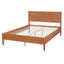Classic Platform Bed Frame With Panel Headboard