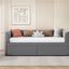 Upholstered Daybed With Ergonomic Design Backrest