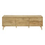TV Stand Console With Storage Drawers And Cabinets - Walnut