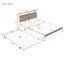 Platform Bed Frame With Trundle, USB Ports And Slat Support, No Box Spring Needed