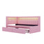Upholstered Platform Bed With USB Ports And LED Belt