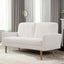 Loveseat Sofa, European Style With Sleek Design, Modern & Vintage Flair, Upholstered 2 Seater Couch