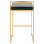 Fuji - Contemporary / Glam Design Counter Stool (Set of 2)